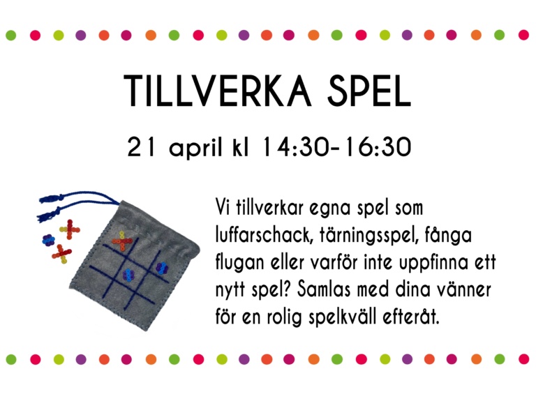 Tillverka spel