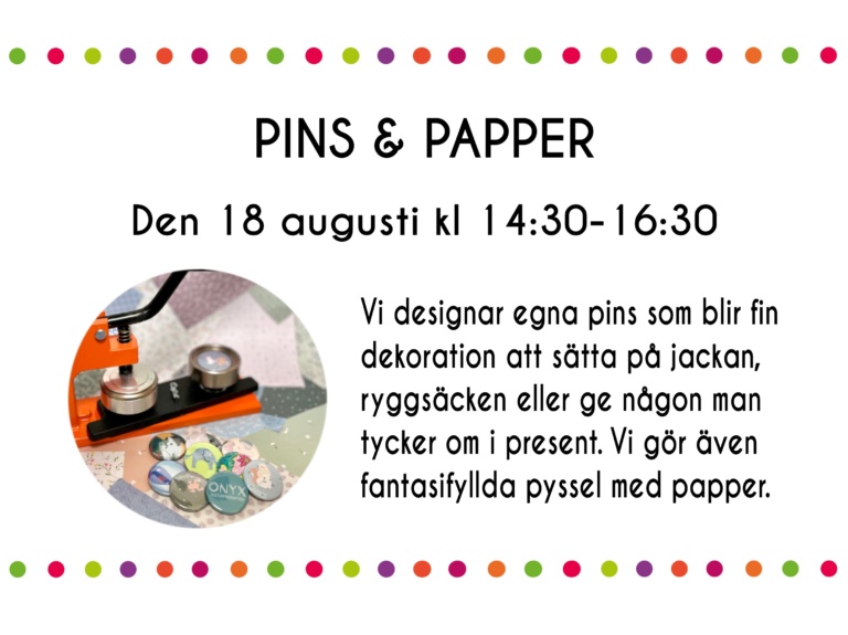 Pins & Papper i Hammarkullen