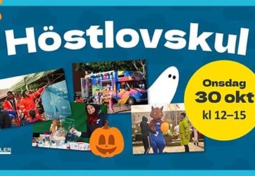 Höstlovskul på Friskväderstorget.