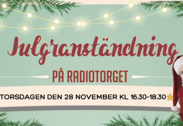 Julgranständning på Radiotorget!